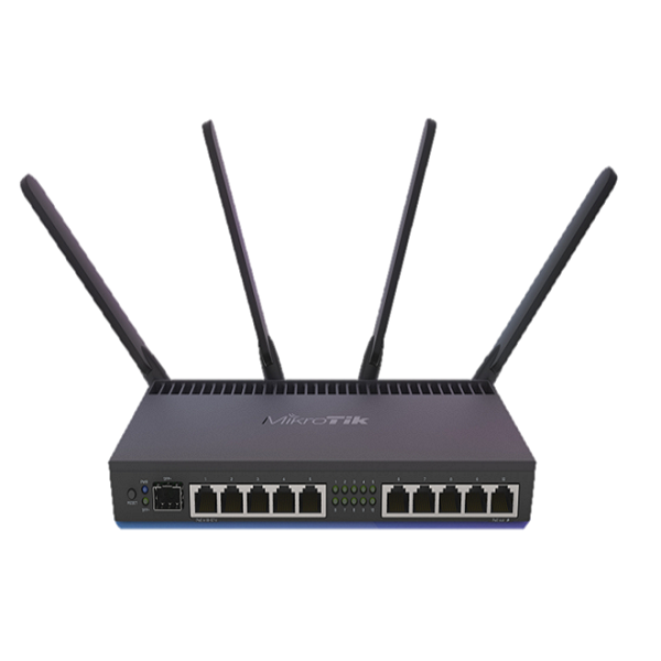 RB4011iGS+5HacQ2HnD-IN Powerful 10xGigabit  Quad-core 1GB RAM, SFP+ 10Gbps   Wireless Router